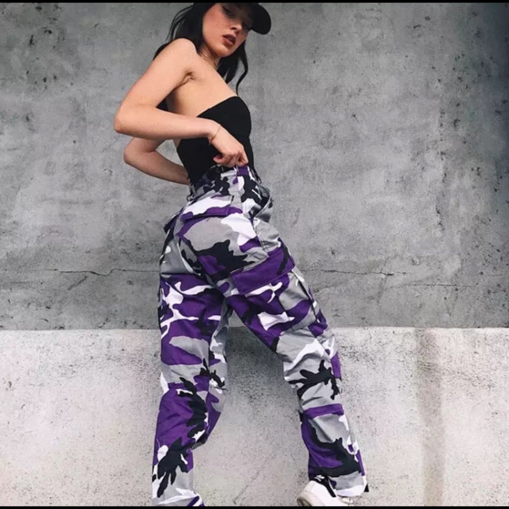 Purple Camo Pants